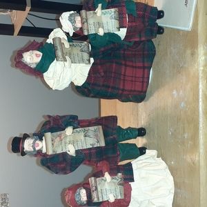 Vintage Santa's World "Caroler Family"  by Kurt S. Adler Inc.